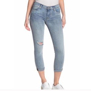 NWT Hudson Crop Harkin Super Skinny Cuff Jeans Size 28